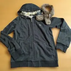 BURBERRY BLACK LABEL フード付きパーカー サイズ2