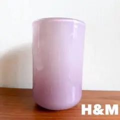 H&M 【水洗いしてます】桜色 寸胴花瓶 フラワーベースのサムネイル