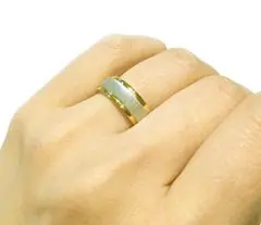 刻印リング ホースヘア◎シルバー ゴールド ステンレス 大人 カップル人気ペア