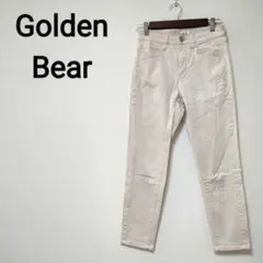 【Golden Bear】 ストレッチカジュアルパンツ　アイボリー　1534