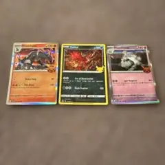 ポケカ 3枚セット かがやくリザードン かがやくフーディン かがやく