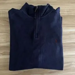 POLO ハーフジップ トレーナー