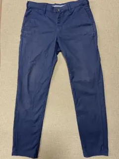 THE SHOP TK ネイビー チノパン ボタン付き メンズ　Lサイズ