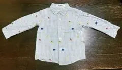 ☆美品☆　familiar　長袖シャツ　90