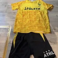 ATHLETA イエロー迷彩 Tシャツ160センチ&ショーツ150センチセット