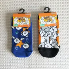 新品 にゃんこ大戦争 靴下 2足セット 15cm〜20cm