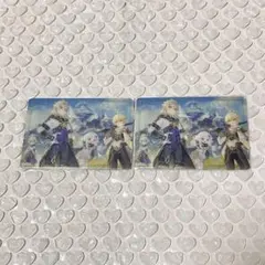 原神 アルベド スクロース 空 パイモン カード ウエハース メタルカード