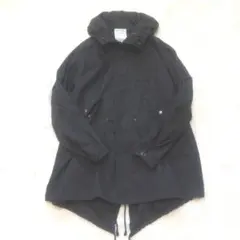 ロデオクラウンズ ディズニー ミッキー刺繍 モッズコート ブラック フリー