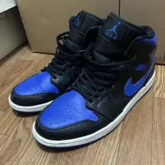 Nike Air Jordan 1 Mid Black/Blueのサムネイル