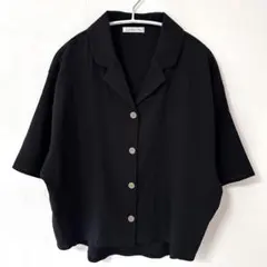 美品】エブール ドライビエラハーフスリーブシャツ 24SS 人気 定価3.6