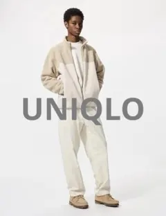 コーデュロイイージーアンクルパンツ　　Off White M