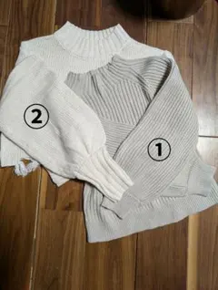 ニット2枚(INGNIとGRL)