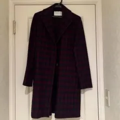 Harris Wharf London ウールコート チェック柄のサムネイル