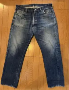 3.4WASH】真紺 501 66前期 36×31 スーパーヒゲ リーバイス - メルカリ