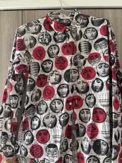 COMME des GARCONS HOMME PLUS 総柄フェイスシャツ