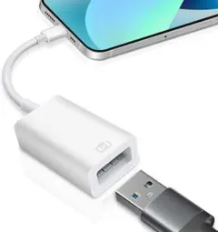 USB 変換アダプタ iPhone/iPad用 OTGケーブル 高速転送
