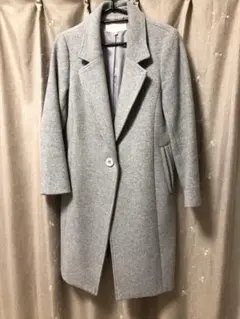 グレー チェスターコート