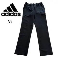 美品adidas アディダスネオ ウィンドブレーカーパンツ M 黒 人気