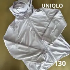 UNIQLO エアリズムパーカー　130パープル