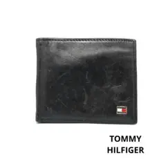 TOMMY HILFIGER トミーヒルフィガー 二つ折り財布 ブラック