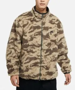 Nike 迷彩柄 reversibleフリースジャケット　Sサイズ