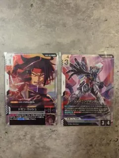 ガンダムカードゲーム シャイニングガンダム LR／ドモン・カッシュ R