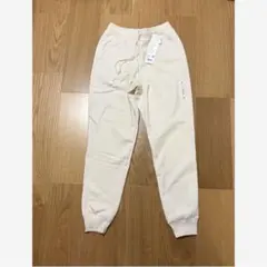 ユニクロ　ヒートテック　ボアスウェットパンツ　オフホワイト Sサイズ　新品