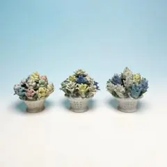 多色陶器製花束3点セット