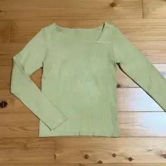 AZUL BY MOUSSY アシンメトリーネックロングスリーブニット Sサイズ