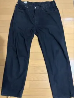 【W38】Levi's 550 ブラック デニム 墨黒 極太バギー グランジのサムネイル