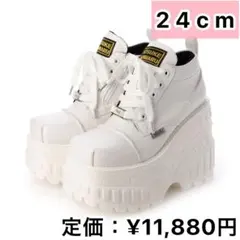 【美品】 YOSUKE ヨースケ 厚底スニーカー ホワイト