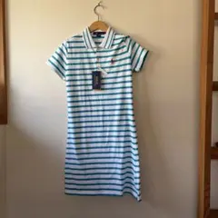 Polo Ralph Lauren ストライプ 半袖ワンピース M