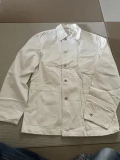 T.S.U ホワイト ボタン付きジャケット Lサイズ