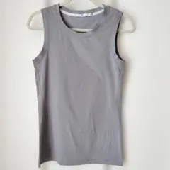 UNIQLO＋J　ユニクロ　ジルサンダー　グレー タンクトップ 　S