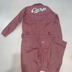Carp ストライプ ユニフォーム つなぎ