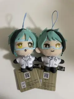 ツイステEX マスコット ジェイド フロイド 実験着