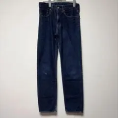 GU メンズ ストレートデニム インディゴ 28インチ