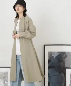 ナノユニバース　シャツワンピース