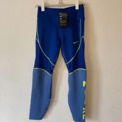 NIKE トレーニングタイツ　レディース　M ブルー