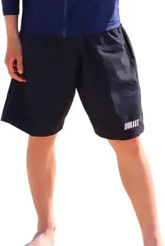 サーフパンツ メンズ 海水パンツ 水着 (ブラック Mサイズ)