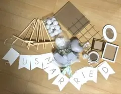 結婚式　ウェディング　ウェルカムスペース　装飾11点セット