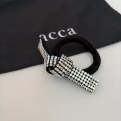 acca ヘアゴム リボンゴム ブラック ブリジット - メルカリ