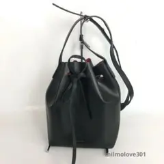 MANSUR GAVRIEL マンサーガブリエル バッグ レザーブラックのサムネイル