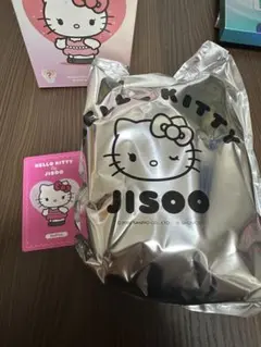 BLACKPINKジス ハローキティ ミニキャリーバッグ ピンク リボン ピーチ 