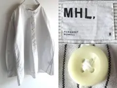 MHL. マーガレットハウエル ストライプ プルオーバー カラーレスシャツ 2
