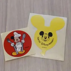 東京ディズニーリゾート ミッキー ステッカー 2種セット