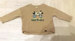 フタフタ　ミッキー　裏毛トレーナー　100 美品