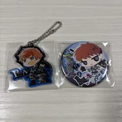 ヒプマイ 毒島メイソン理鶯 缶バッジ キーホルダー