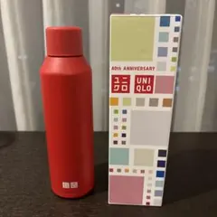 UNIQLO 40th ANNIVERSARY ステンレスボトル レッド炭酸対応