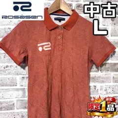【早い者勝ち✨】ロサーセン レディース 半袖 ポロシャツ L オレンジ系のサムネイル
